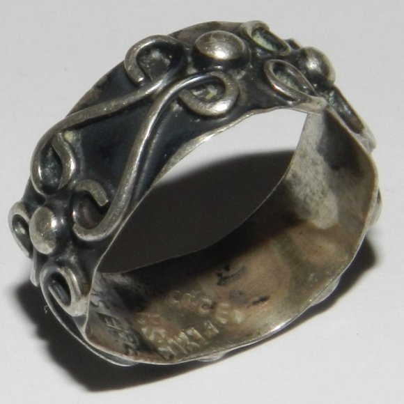 Sterling Silver Ring For Women Size 6 Made In Mexico - Picture 9 of 11